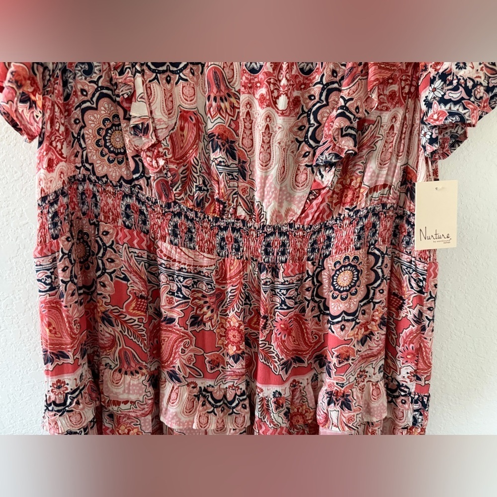 Nurture By Westbound Chic Floral Midi Dress in Size-2X - Picture 8 of 11
